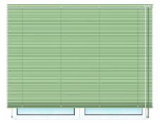 Алюминиевые горизонтальные жалюзи 16 мм №187 цена. Купить в «Мастерская Жалюзи»
